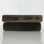 Japanese Wooden Carved Kashigata Cake Mold Vtg Wagashi Ebi Shrimp Prawn Kg707