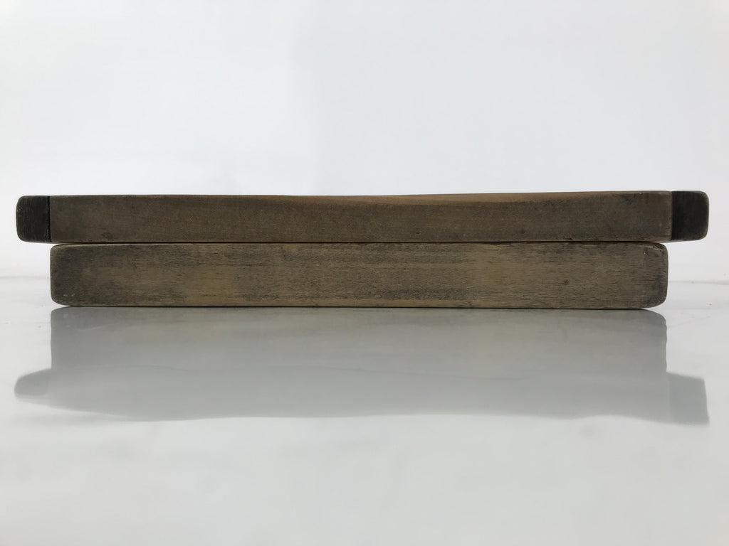 Japanese Wooden Carved Kashigata Cake Mold Vtg Wagashi Ebi Shrimp Prawn Kg707