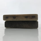 Japanese Wooden Carved Kashigata Cake Mold Vtg Wagashi Ebi Shrimp Prawn Kg707