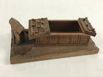 Japanese Wooden Case Vtg Hida Takayana High Roof House Traditional Folk Craft B