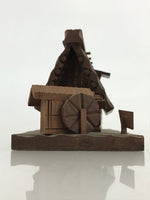 Japanese Wooden Case Vtg Hida Takayana High Roof House Traditional Folk Craft B