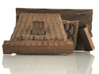 Japanese Wooden Case Vtg Hida Takayana High Roof House Traditional Folk Craft B