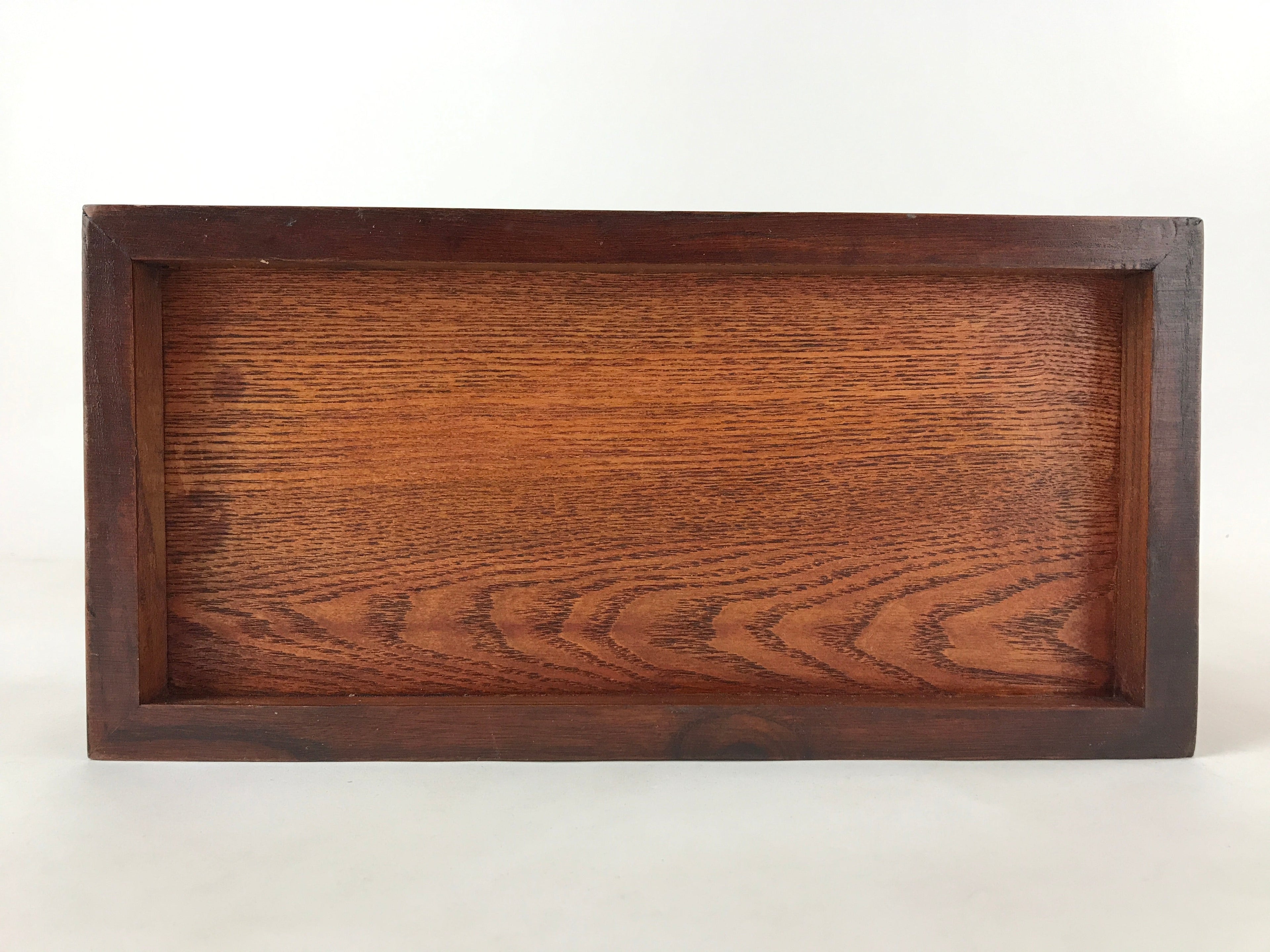 Japanese Wooden Display Shelf Vtg Shoji Style Tansu Chest Brown 1 Drawer T356