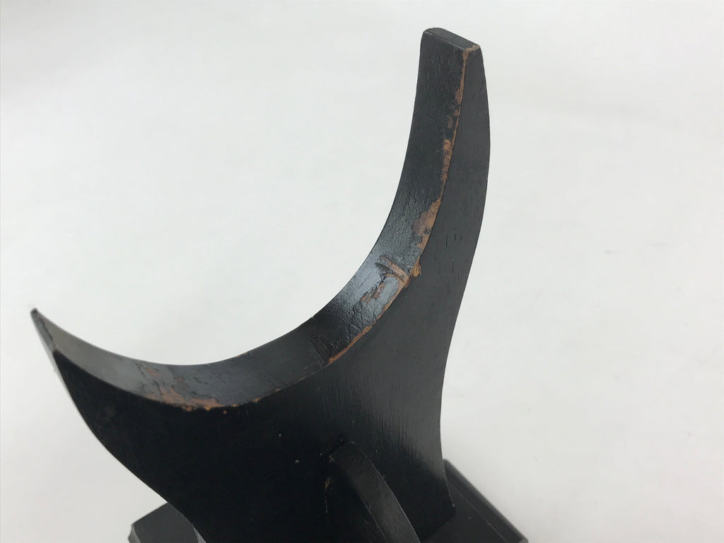 Japanese Wooden Display Stand Vtg Multi-purpose Showcase Rack Black T350