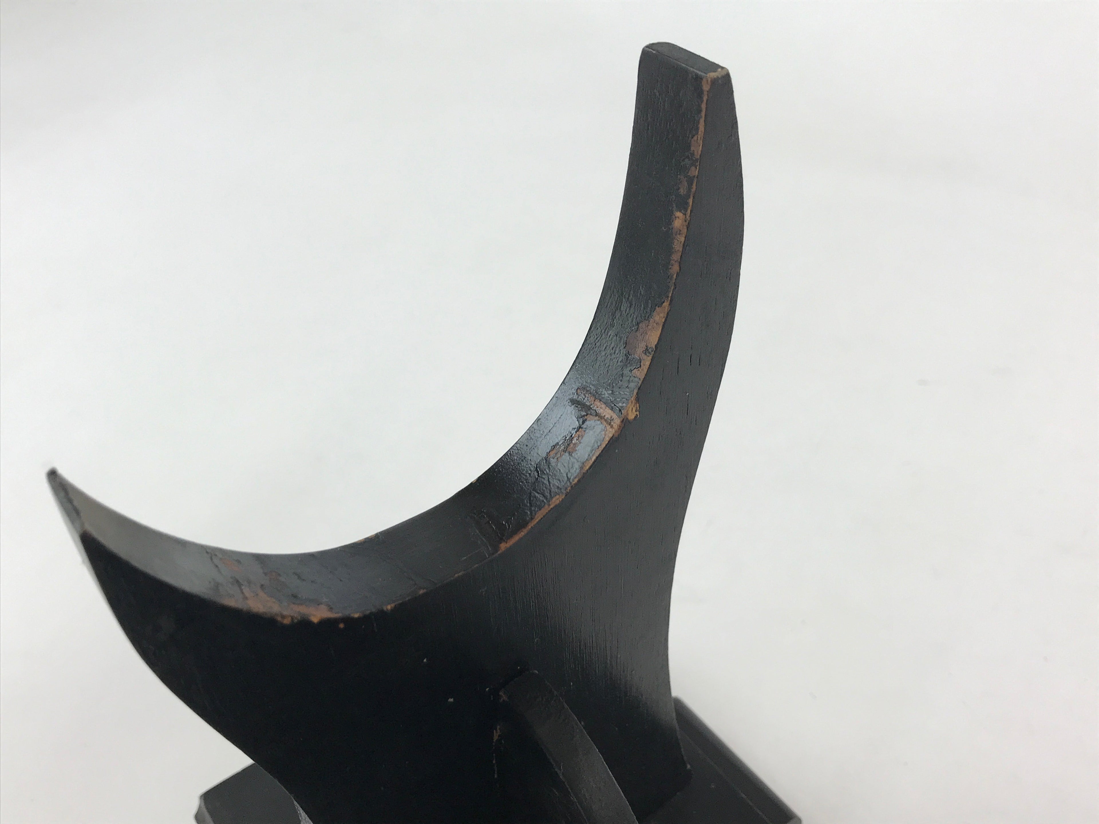 Japanese Wooden Display Stand Vtg Multi-purpose Showcase Rack Black T350