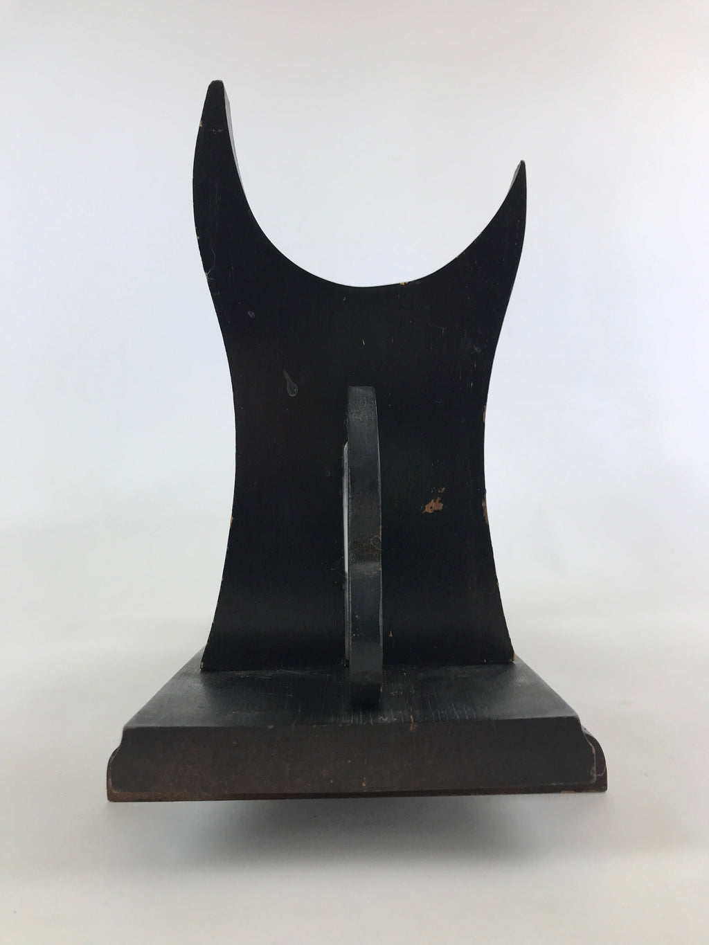 Japanese Wooden Display Stand Vtg Multi-purpose Showcase Rack Black T350