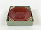 Japanese Wooden Drink Saucer 5pc Set Shunkei-Nuri Chataku Coaster UR943