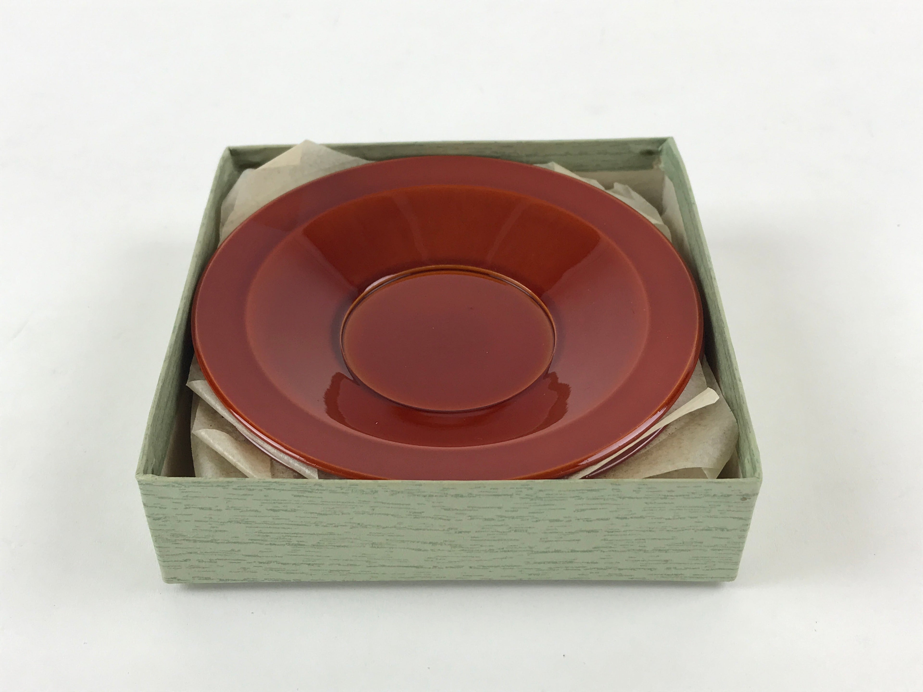 Japanese Wooden Drink Saucer 5pc Set Shunkei-Nuri Chataku Coaster UR943