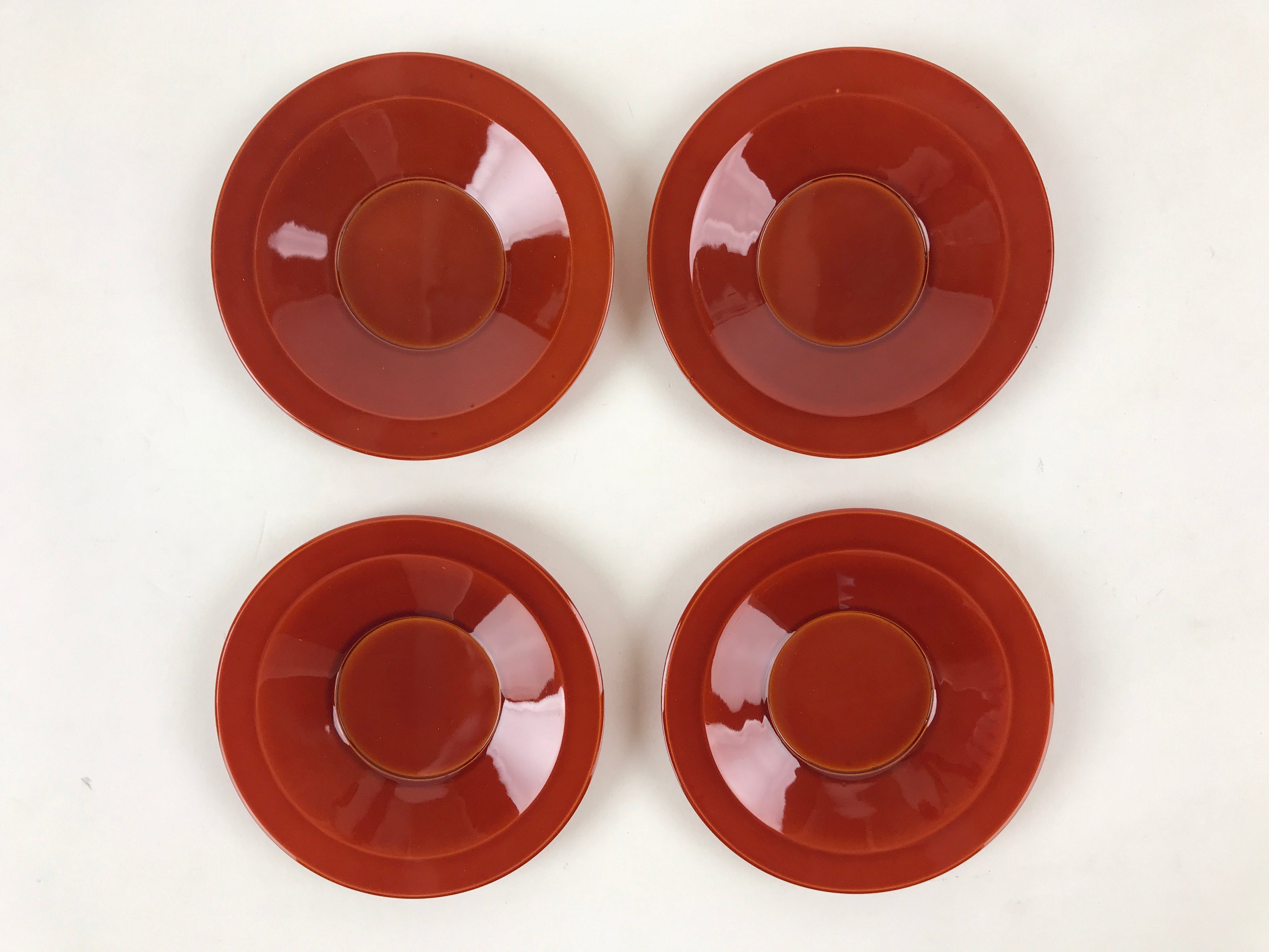 Japanese Wooden Drink Saucer 5pc Set Shunkei-Nuri Chataku Coaster UR943