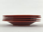 Japanese Wooden Drink Saucer 5pc Set Shunkei-Nuri Chataku Coaster UR943