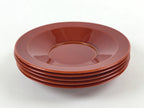 Japanese Wooden Drink Saucer 5pc Set Shunkei-Nuri Chataku Coaster UR943