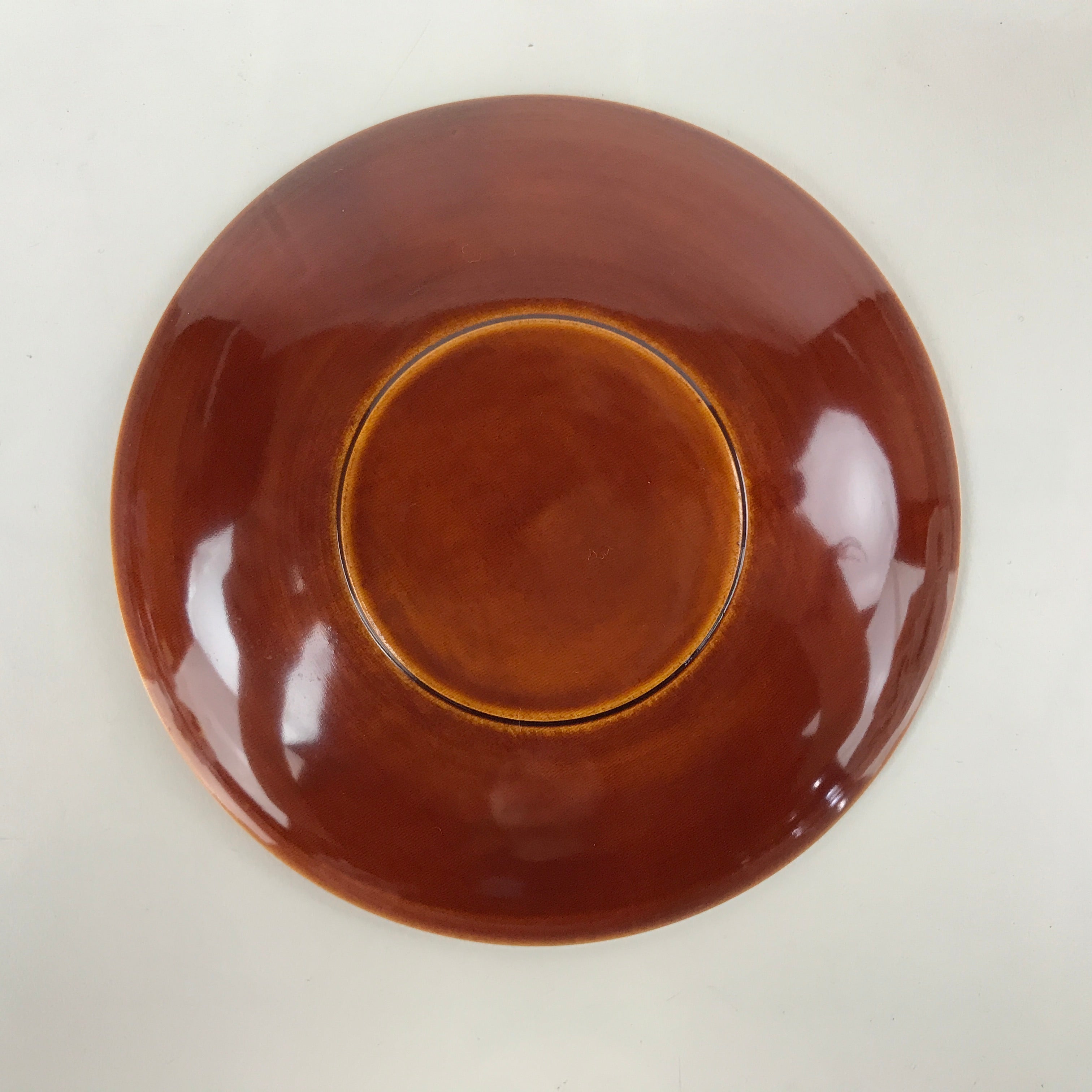 Japanese Wooden Drink Saucer Vtg 5pc Chataku Set Hida Shunkei Coaster Brown L235