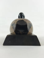 Japanese Wooden Duck Figurine Vtg Seal Case Display Ornament Okimono Decoy BD905