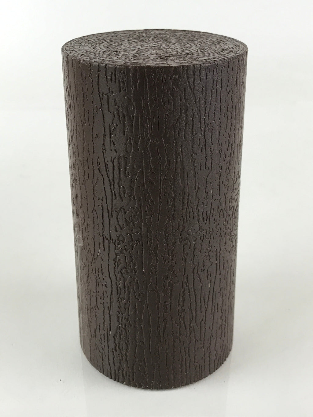 Japanese Wooden Flower Vase Kabin Vtg Ikebana Arrangement Brown FK25
