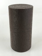 Japanese Wooden Flower Vase Kabin Vtg Ikebana Arrangement Brown FK25