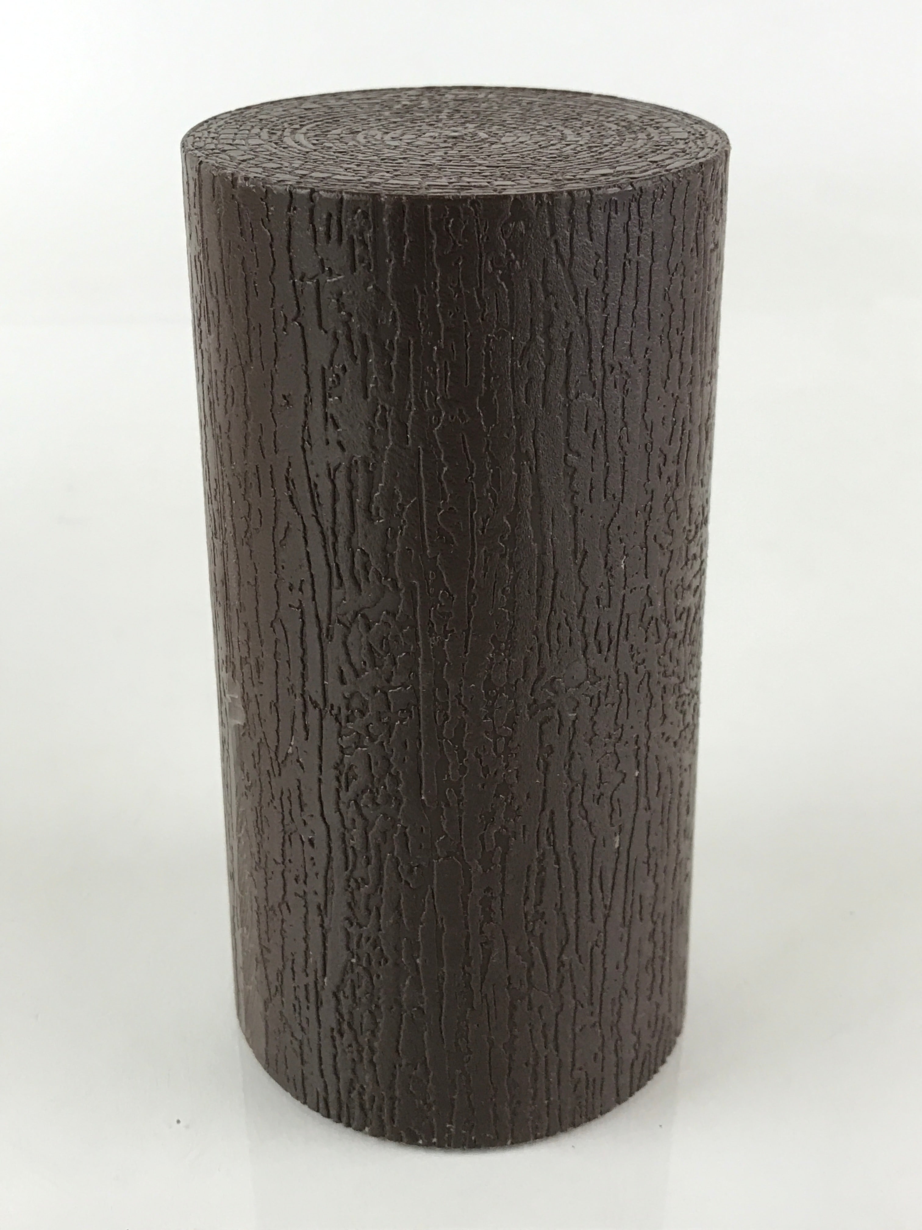Japanese Wooden Flower Vase Kabin Vtg Ikebana Arrangement Brown FK25