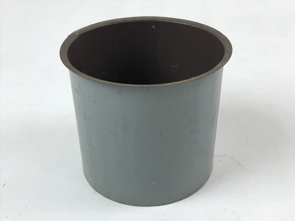 Japanese Wooden Flower Vase Kabin Vtg Ikebana Unique Shape Dark Brown FK88