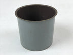 Japanese Wooden Flower Vase Kabin Vtg Ikebana Unique Shape Dark Brown FK88