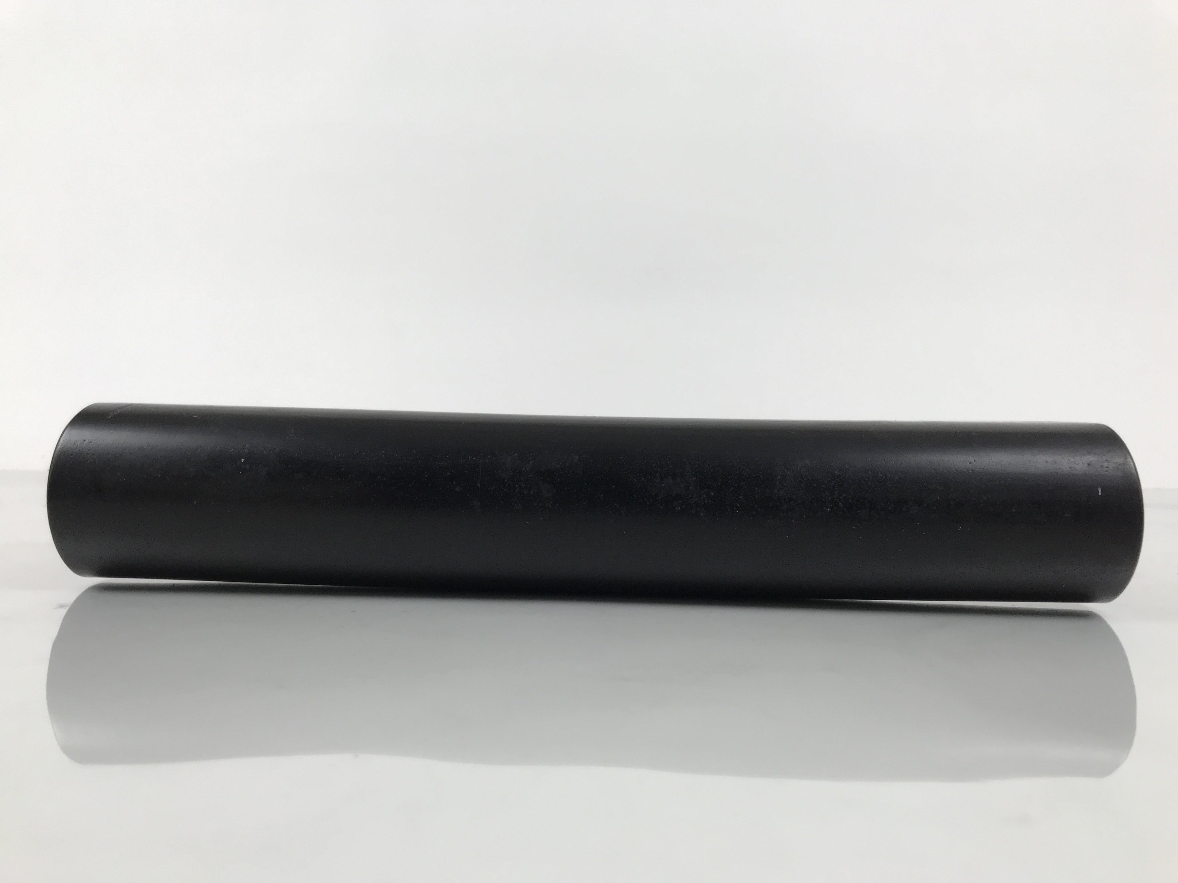 Japanese Wooden Flower Vase Stand Vtg Black Kadai Board Ikebana Bonsai WT575