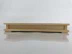 Japanese Wooden Flower Vase Stand Vtg Carved Display Kadai Board Ikebana WT508