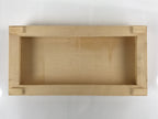 Japanese Wooden Flower Vase Stand Vtg Carved Display Kadai Board Ikebana WT508