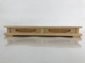 Japanese Wooden Flower Vase Stand Vtg Carved Display Kadai Board Ikebana WT508
