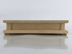 Japanese Wooden Flower Vase Stand Vtg Carved Display Kadai Board Ikebana WT511