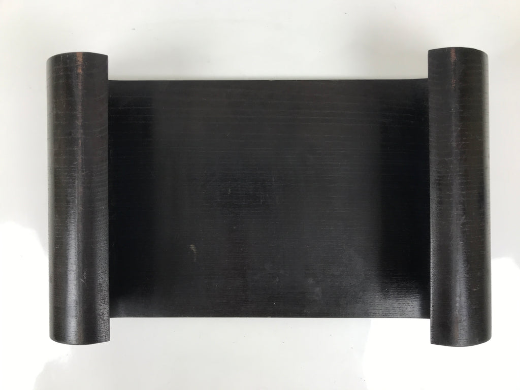 Japanese Wooden Flower Vase Stand Vtg Classic Kadai Board Ikebana Bonsai WT562