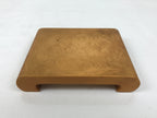 Japanese Wooden Flower Vase Stand Vtg Classic Kadai Board Ikebana Bonsai WT565
