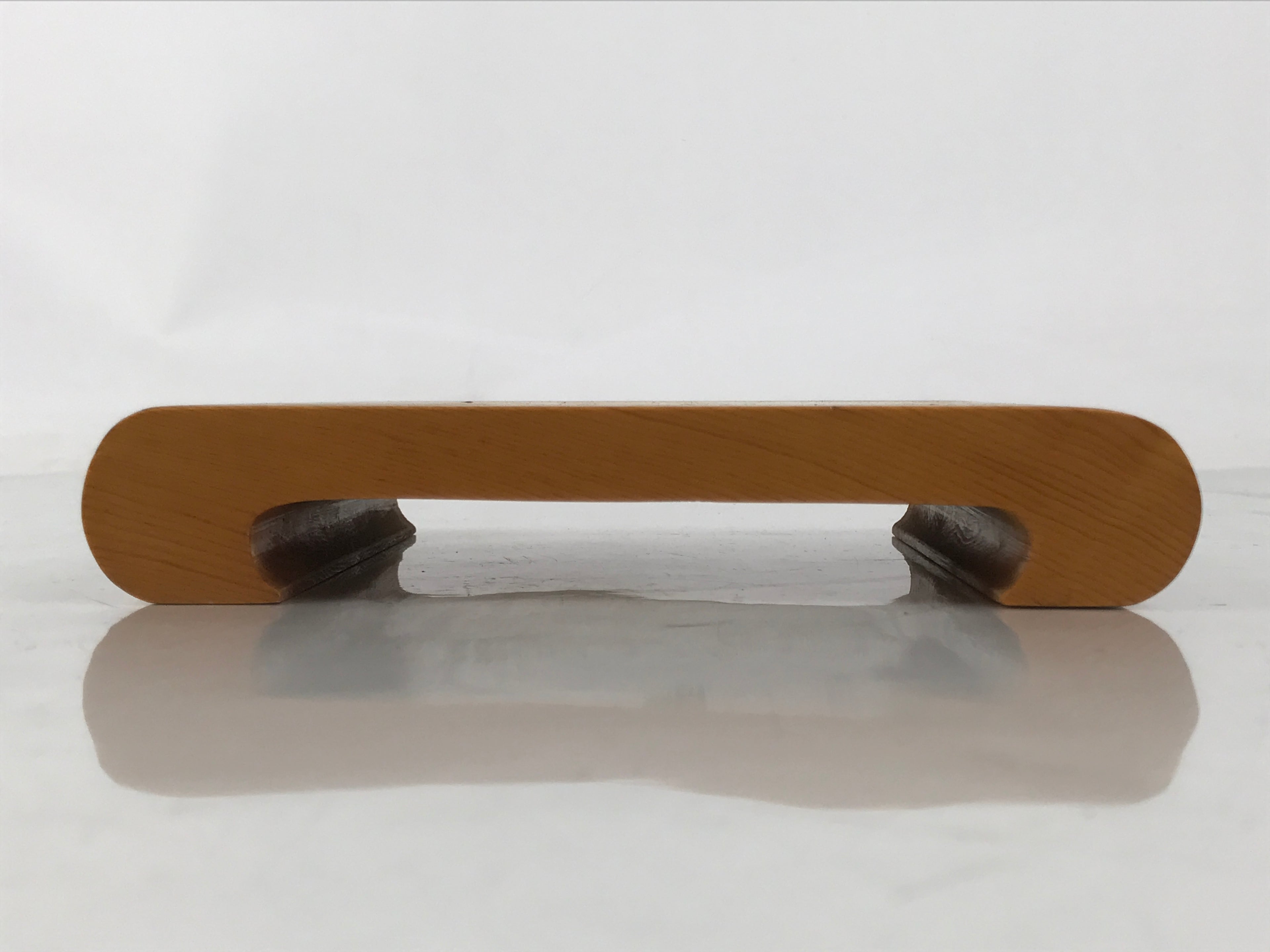 Japanese Wooden Flower Vase Stand Vtg Classic Kadai Board Ikebana Bonsai WT565