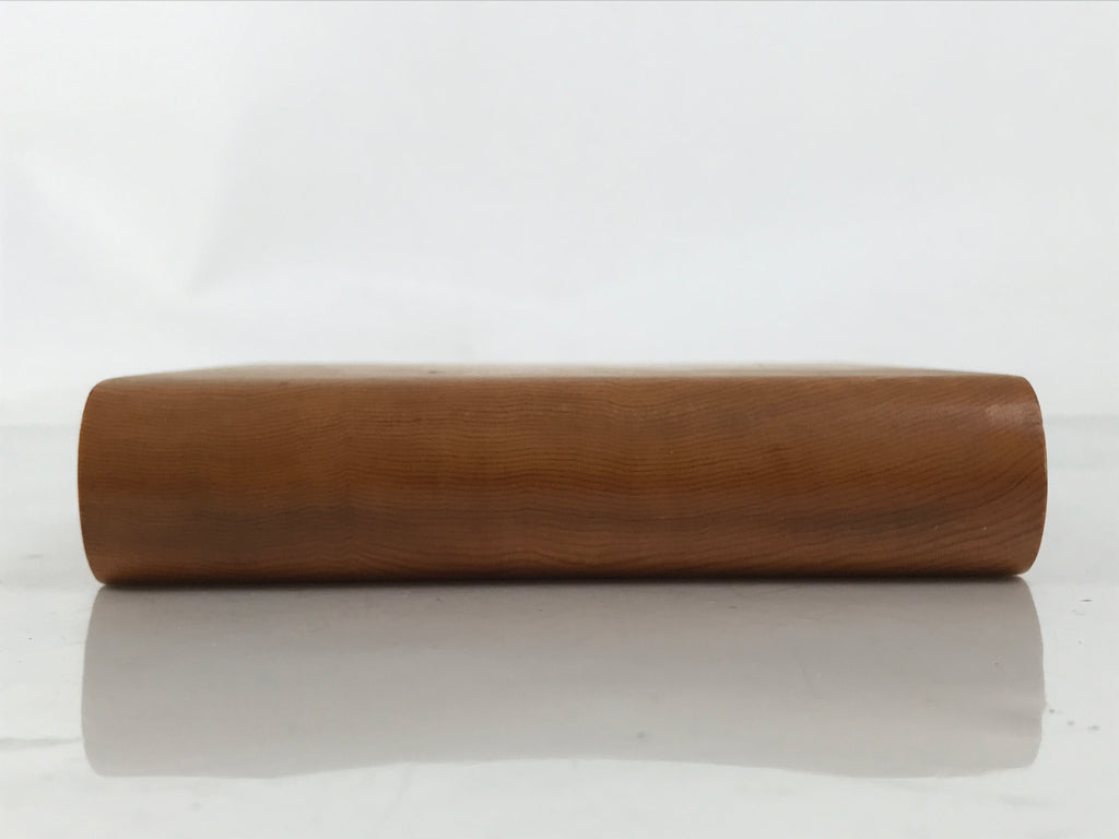 Japanese Wooden Flower Vase Stand Vtg Classic Kadai Board Ikebana Bonsai WT565