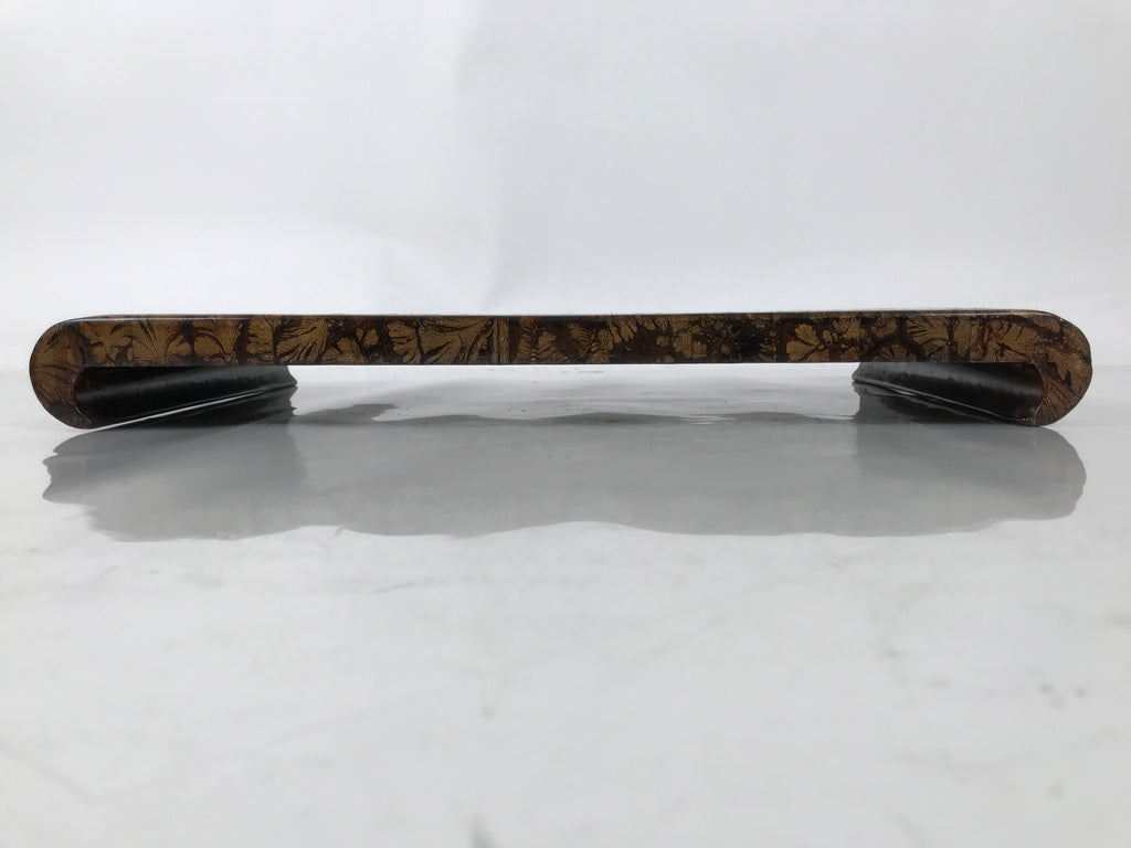 Japanese Wooden Flower Vase Stand Vtg Classic Kadai Board Ikebana Bonsai WT571