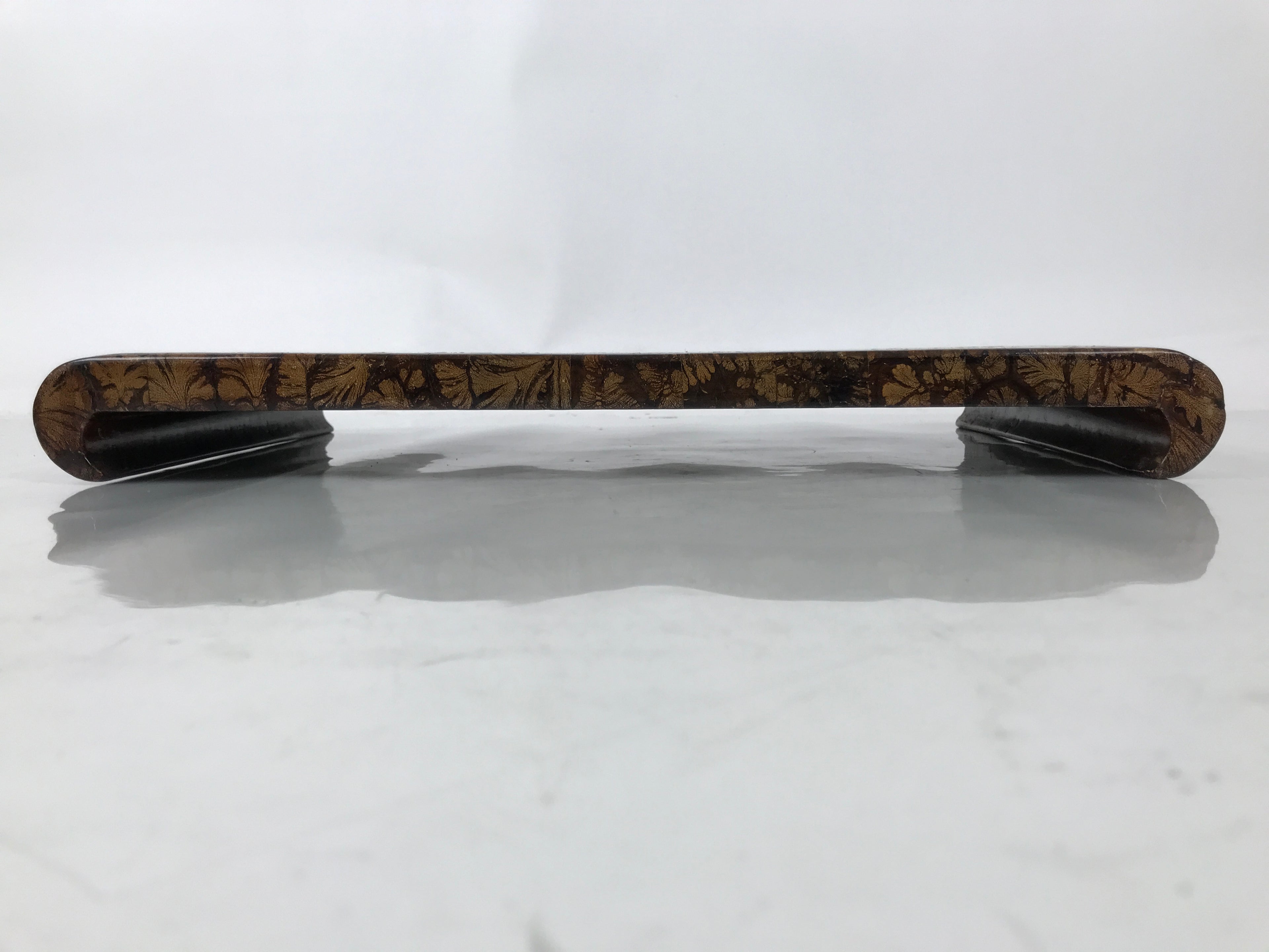 Japanese Wooden Flower Vase Stand Vtg Classic Kadai Board Ikebana Bonsai WT571