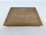 Japanese Wooden Flower Vase Stand Vtg Kadai Board Ikebana Bonsai Brown WT592