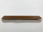 Japanese Wooden Flower Vase Stand Vtg Kadai Board Ikebana Bonsai Brown WT592