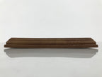 Japanese Wooden Flower Vase Stand Vtg Kadai Board Ikebana Bonsai Brown WT592