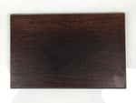 Japanese Wooden Flower Vase Stand Vtg Kadai Board Ikebana Bonsai Brown WT593