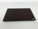 Japanese Wooden Flower Vase Stand Vtg Kadai Board Ikebana Bonsai Brown WT593