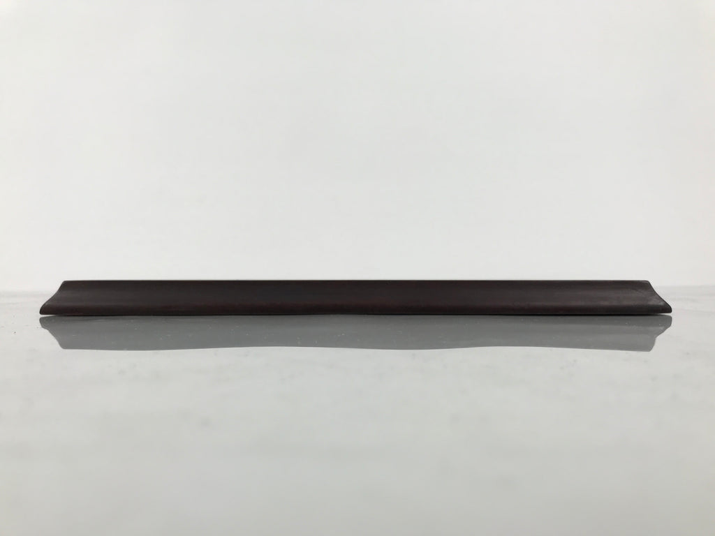 Japanese Wooden Flower Vase Stand Vtg Kadai Board Ikebana Bonsai Brown WT593