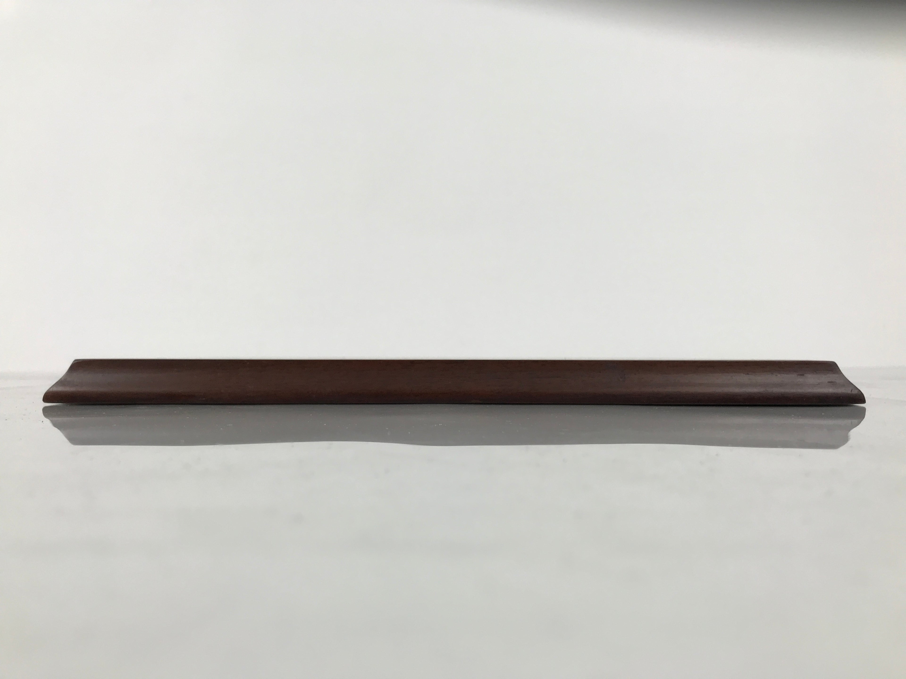 Japanese Wooden Flower Vase Stand Vtg Kadai Board Ikebana Bonsai Brown WT593