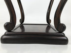 Japanese Wooden Flower Vase Stand Vtg Kadai Table Ikebana Bonsai Brown WT553