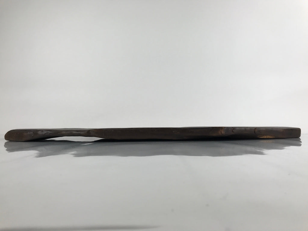 Japanese Wooden Flower Vase Stand Vtg Large Kadai Board Ikebana Bonsai WT504