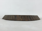 Japanese Wooden Flower Vase Stand Vtg Oval Kadai Board Ikebana Bonsai WT468
