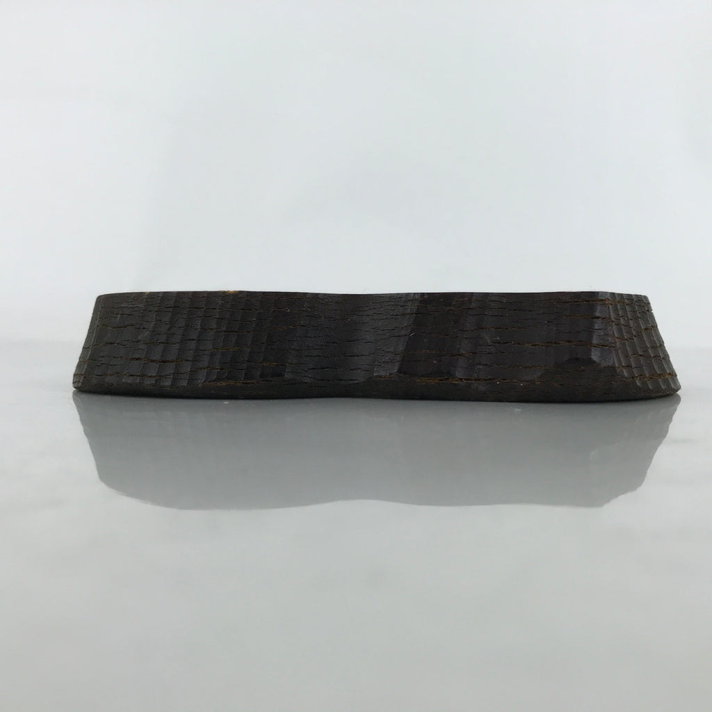 Japanese Wooden Flower Vase Stand Vtg Small Kadai Board Ikebana Bonsai WT546