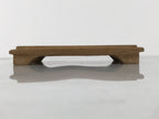 Japanese Wooden Flower Vase Stand Vtg Small Kadai Board Ikebana Bonsai WT572