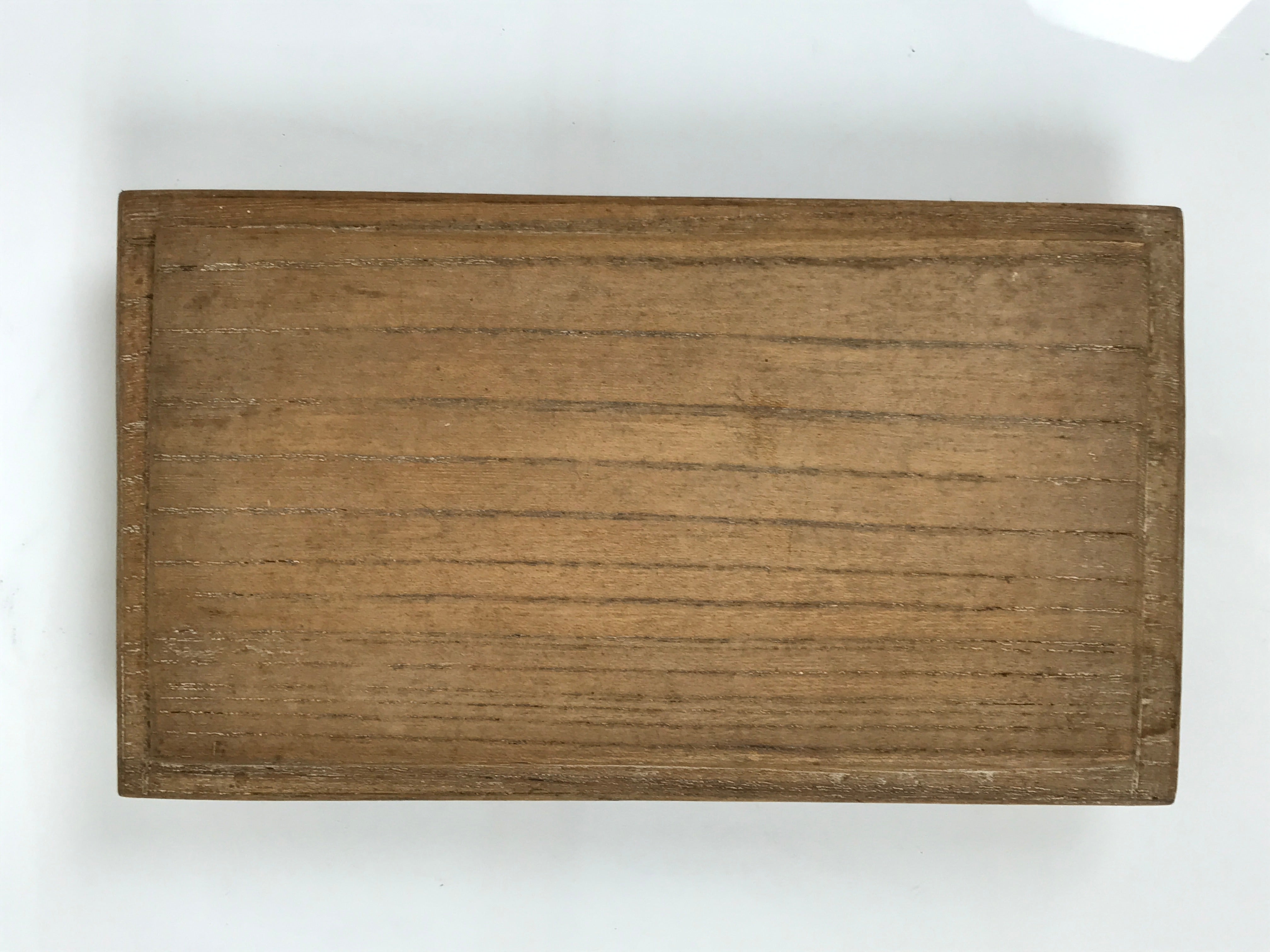 Japanese Wooden Flower Vase Stand Vtg Small Kadai Board Ikebana Bonsai WT572