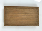 Japanese Wooden Flower Vase Stand Vtg Small Kadai Board Ikebana Bonsai WT572