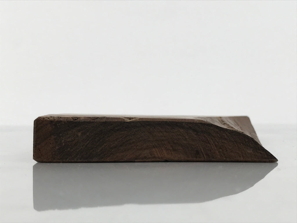 Japanese Wooden Flower Vase Stand Vtg Small Kadai Board Ikebana Bonsai WT589