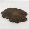 Japanese Wooden Flower Vase Stand Vtg Unique Kadai Board Ikebana Bonsai WT466