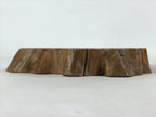 Japanese Wooden Flower Vase Stand Vtg Unique Kadai Board Ikebana Bonsai WT469